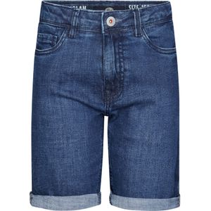 Petrol Industries - Bassano Denim Short - Blauw - 5-pocketmodel - Regular Fit