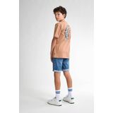 Petrol Industries - Bassano Denim Short - Blauw - Korte Spijkerbroeken - 98% Katoen, 2% Elastaan