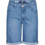 Petrol Industries - Bassano Denim Short - Blauw - Korte Spijkerbroeken - 98% Katoen, 2% Elastaan