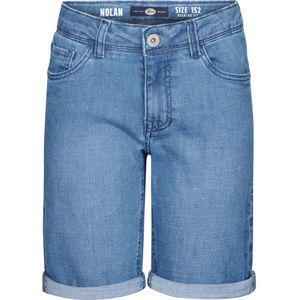 Petrol Industries - Bassano Denim Short - Blauw - Korte Spijkerbroeken - 98% Katoen, 2% Elastaan