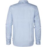 Petrol Industries - All-over Print Overhemd - Blauw - Slim Fit - Lange Mouwen