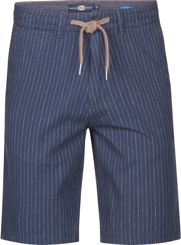 Petrol Industries - Chino Short Islandview - Zwart - Korte Chino Broek - Linnen-Katoen