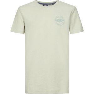 Petrol - T-Shirt - Olijf - Katoen