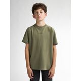 Petrol - T-shirt - Katoen - Petrol-logo Print - Korte Mouwen - Ronde Hals