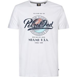 T-shirt - Artwork Op De Borst - Katoen - Korte Mouwen