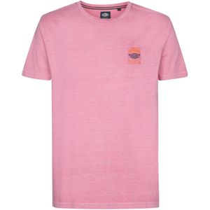Petrol Industries - Logo T-shirt - Roze - Katoen