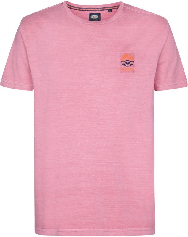 Petrol Industries - Logo T-shirt - Roze - Katoen