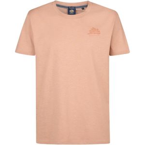 Petrol Industries - Driftwalk - T-shirt - Bruin - Relaxed Fit - 100% Katoen