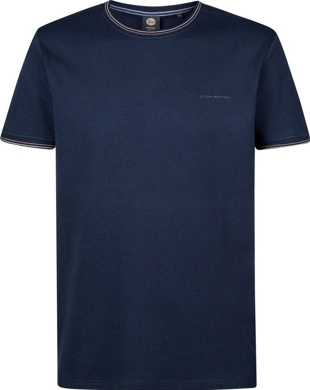 Petrol Industries - Heren Logo T-shirt - Blauw