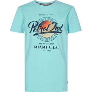Petrol Industries jongens t-shirt - Turquoise