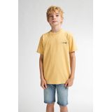 Petrol Industries - Backprint T-shirt Gull - Beige - Korte Mouwen