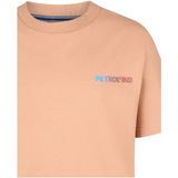 Petrol Industries - Backprint T-shirt Gull - Bruin - 100% Katoen - Korte Mouwen