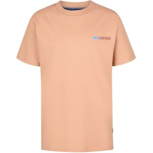 Petrol Industries - Backprint T-shirt Gull - Bruin - 100% Katoen - Korte Mouwen