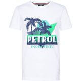 Petrol Industries - Artwork T-shirt - Wit - Korte Mouwen