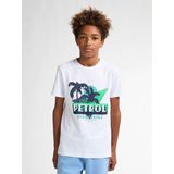 Petrol Industries - Artwork T-shirt - Wit - Korte Mouwen