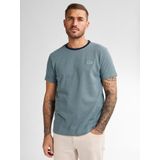 Petrol Industries - Heren Logo T-shirt - Blauw