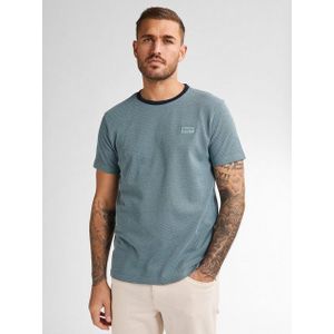 Petrol Industries - Heren Logo T-shirt - Blauw