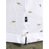 Petrol Industries - Heren All-over Print Polo Palmview - Wit - Maat L