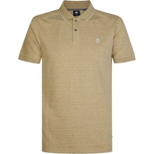 PETROL INDUSTRIES, Heren Polo met korte mouwen, M-1050-POL916, Light Tan, XXL