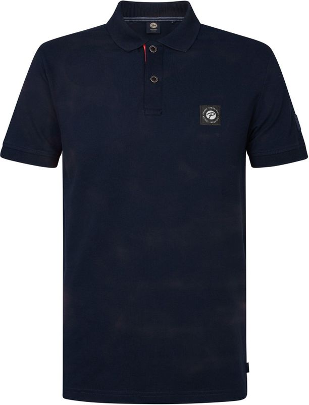 Petrol Industries Shirt 'Marlin'  blauw / wit