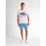 Petrol Industries - Jogging Short Finway - Blauw - Jogg Twill Cargoshort met Trekkoord