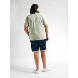 Petrol Industries - Heren Plus Size Jackson Stretch Denim Short Jetty - Blauw - Maat 5XL