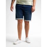 Petrol Industries - Jackson Stretch Denim Short - Blauw - Plus Size