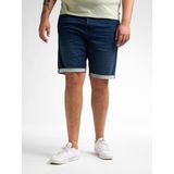 Petrol Industries - Jackson Stretch Denim Short - Blauw - Plus Size