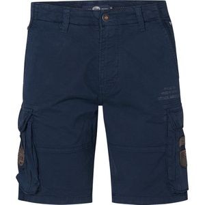 PETROL INDUSTRIES - Heren Shorts Cargo - Navy Blue - 100% Katoen