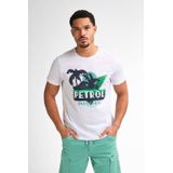 Petrol Industries - Artwork T-shirt - Wit