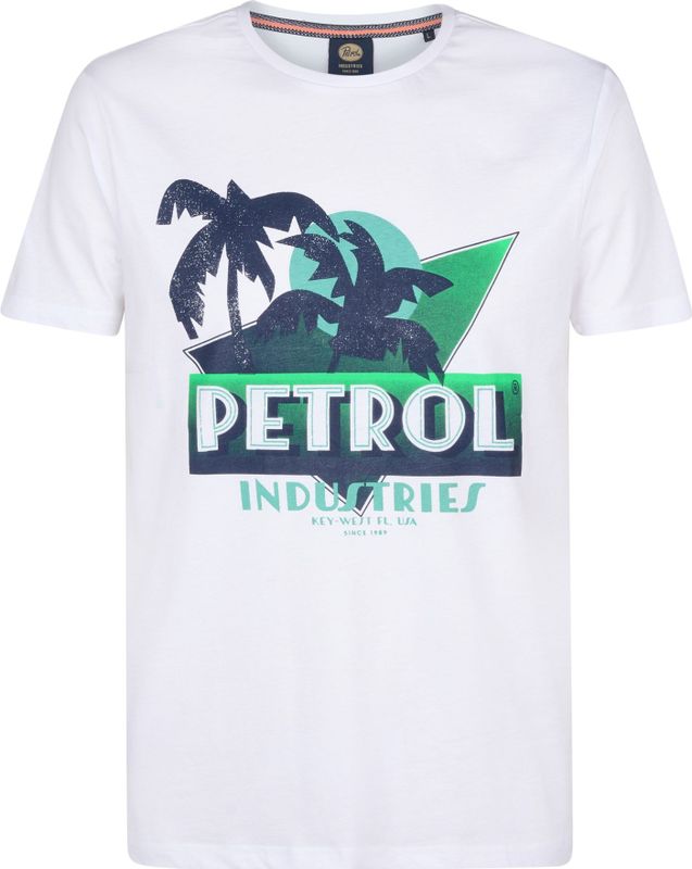 Petrol Industries - Artwork T-shirt - Wit