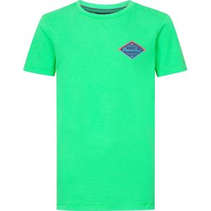 Petrol Industries - Logo T-shirt Snook - Groen - Katoen - Korte Mouwen