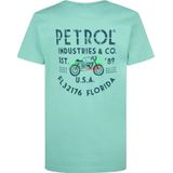 Petrol Industries - Artwork T-shirt - Groen - 100% Organisch Katoen