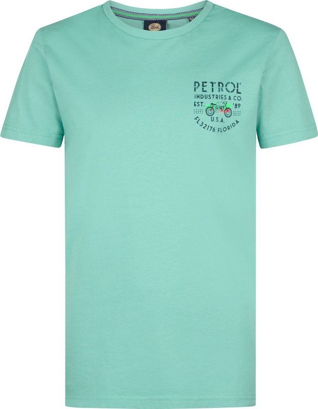 Petrol Industries - Artwork T-shirt - Groen - 100% Organisch Katoen
