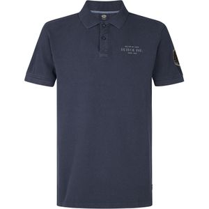 Petrol Industries - Heren Klassieke Polo - Blauw - 100% Katoen
