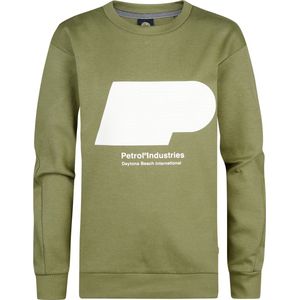 Petrol Industries - Artwork Sweater Harborview - Groen - Jongens