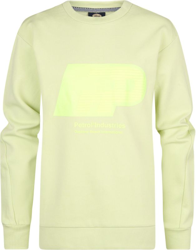 Petrol Industries - Artwork Sweater Harborview - Groen - Jongens