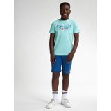 Petrol Industries - Jogging Short Capri - Blauw - Katoen/Poleyester - Steekzakken