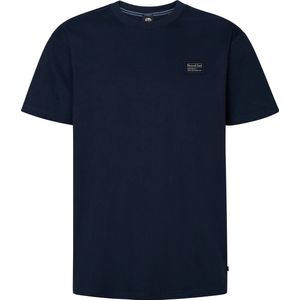 T-shirt - Katoen - Petrol Badge - Heavy Jersey - Relaxed Fit