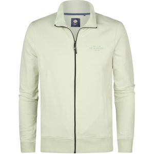 Casual Vest - Petrol - 95% Katoen 5% Elastaan - Regular Fit - Ritssluiting