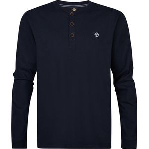 Petrol Industries - Tropiccrest - T-shirt - Blauw - Lange Mouwen