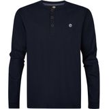 Petrol Industries - Tropiccrest - T-shirt - Blauw - Lange Mouwen