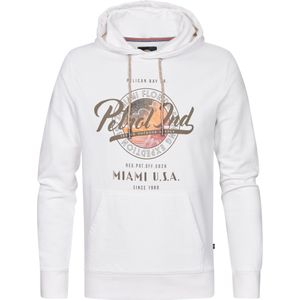 Petrol Industries - Artwork Hoodie Biscuit - Wit - S - Hoodies