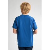 T-shirt - Korte Mouwen - Ronde Hals - Petrol Badge - 100% Katoen