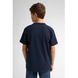 Petrol Industries - Seaview - T-shirt - Blauw - Korte Mouwen - Ronde Hals