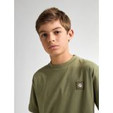 Petrol Industries - Jongens Logo T-shirt Seaview - Groen - Maat 152