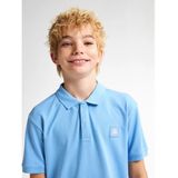 Poloshirt - Korte Mouwen - Katoen - Relaxed Fit - Petrol Badge