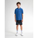 Petrol Industries - Jongens Klassieke Polo - Blauw - 95% Katoen, 5% Elastaan