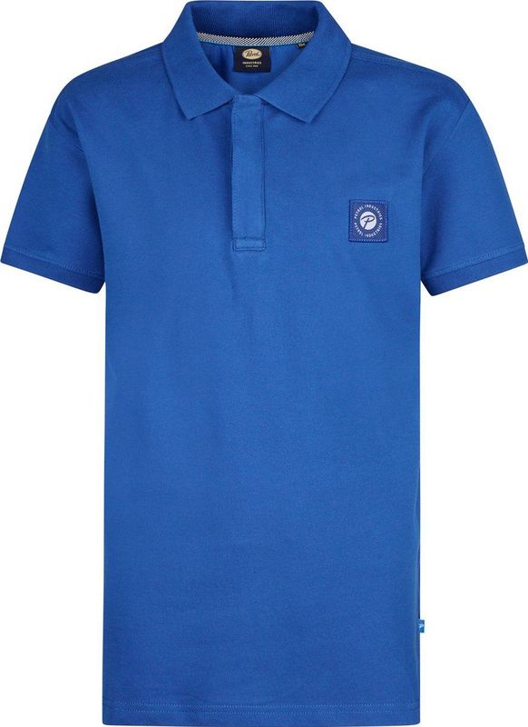Petrol Industries - Jongens Klassieke Polo - Blauw - 95% Katoen, 5% Elastaan
