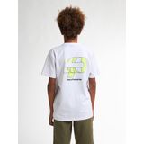 T-shirt - Korte Mouwen - Petrol - 100% Katoen